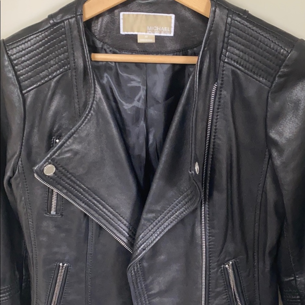 Michael By Michael Kors leather jacket - Picture 8 of 8